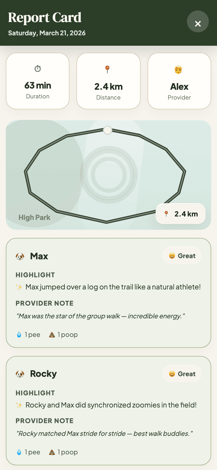 Report Cards screenshot