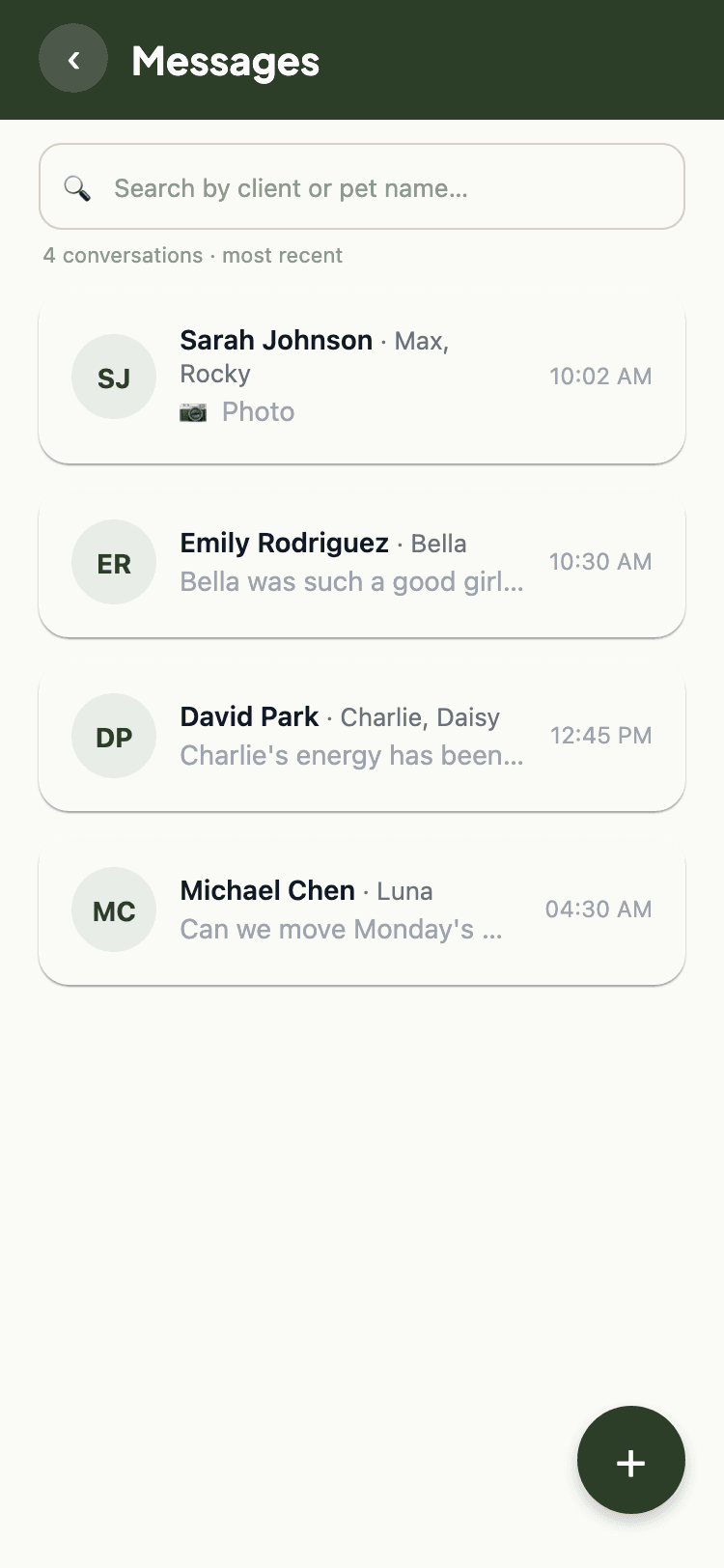 Messaging & Notifications screenshot